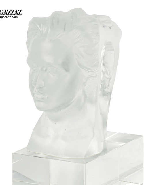 Load image into Gallery viewer, A PATE-DE-VERRE DOUBLE FACE GLASS SCULPTURE
