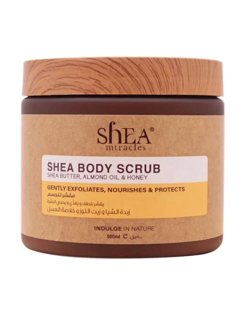 Load image into Gallery viewer, Shea Miracles Body Scrub Almond Oil &amp; Honey| 500 Ml - Women&#39;s Gold
