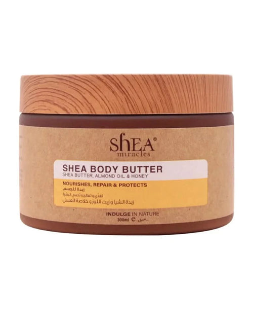 Load image into Gallery viewer, Shea Miracles Body Butter Almond Oil And Honey| 300 Ml - Women&#39;s Gold
