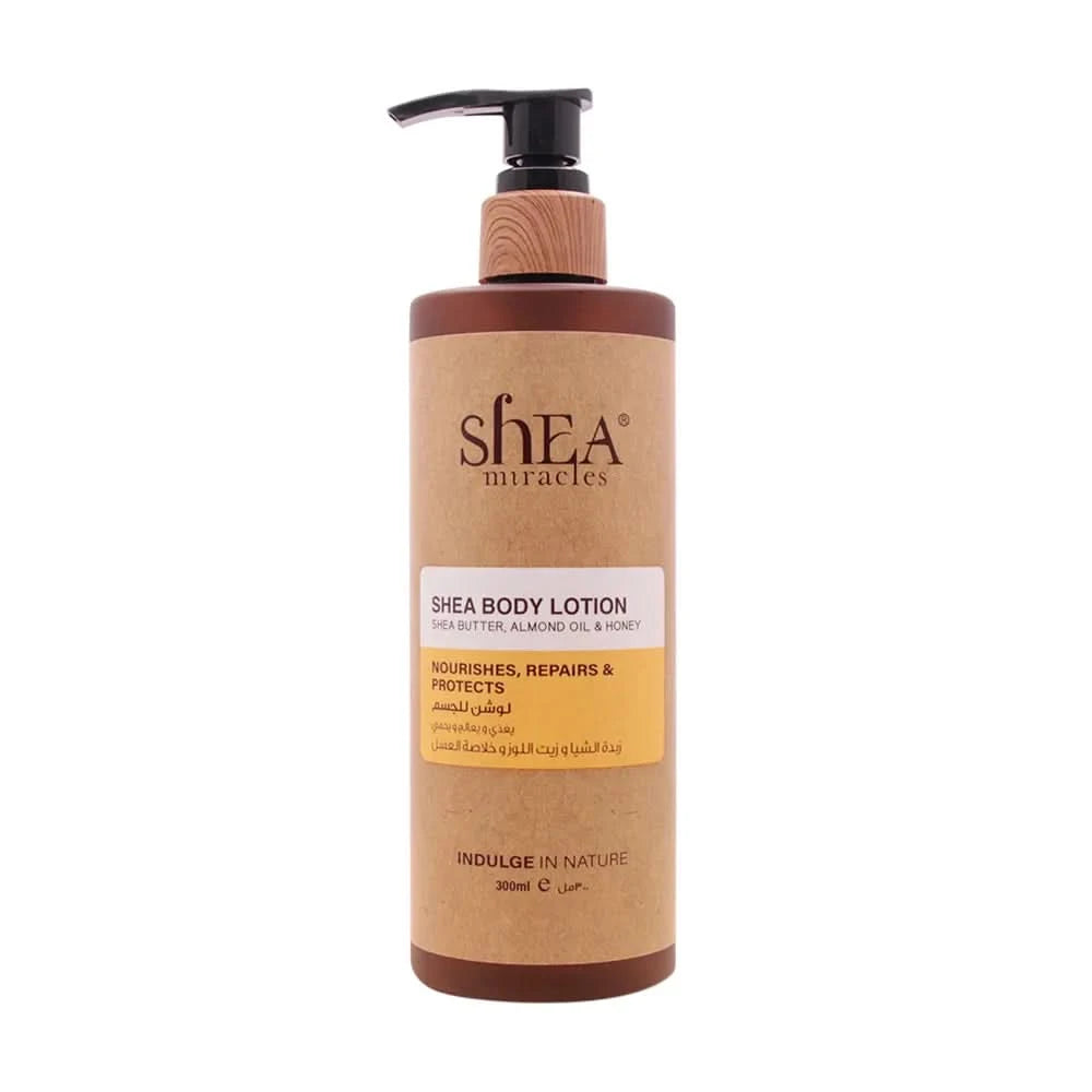 Shea Miracles Body Lotion Almond Oil & Honey| 300 Ml - Women's Gold
