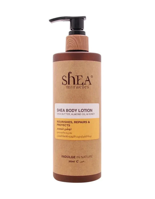 Load image into Gallery viewer, Shea Miracles Body Lotion Almond Oil &amp; Honey| 300 Ml - Women&#39;s Gold
