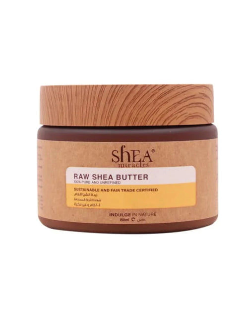 تحميل الصورة إلى عارض المعرض، زبدة الشيا ميراكلز ١٠٠٪ خام وغير مكررة | ١٥٠ مل - ذهبي للنساء
