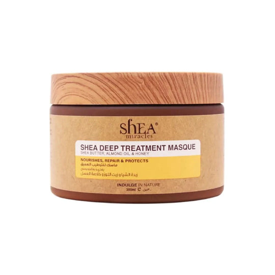 قناع شيا ميراكلز للشعر بزيت اللوز والعسل | 300 مل - ذهبي للنساء