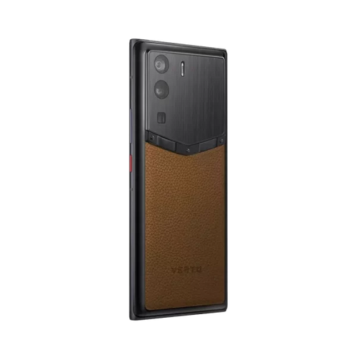 Load image into Gallery viewer, METAVERTU FRAMELESS CALFSKIN 5G WEB3 PHONE – BROWN
