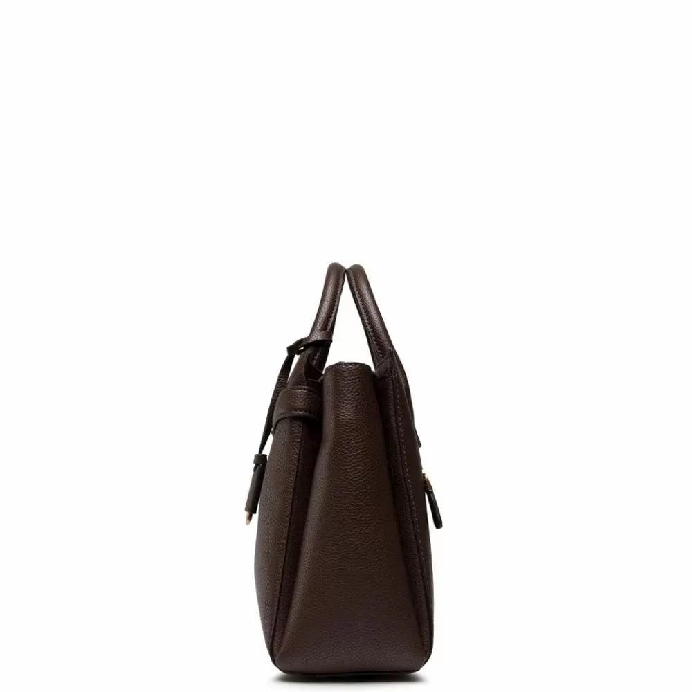 Guess Handbag with Shoulder Strap Enisa Chocolate