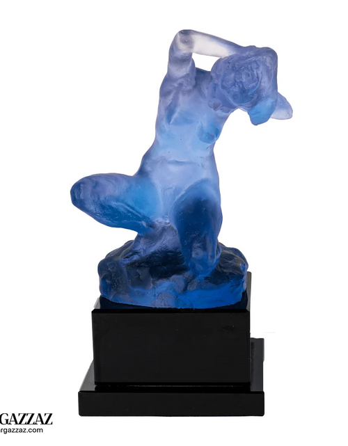 Load image into Gallery viewer, A PATE-DE-VERRE LADY GLASS SCULPTURE
