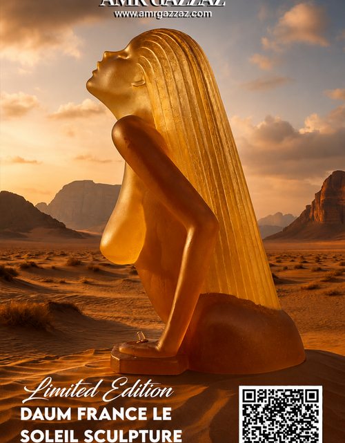 Load image into Gallery viewer, Daum France Le Soleil sculpture
