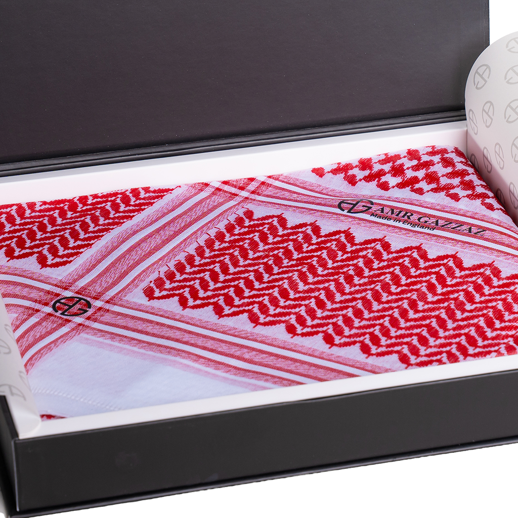 عمرو قزاز شماغ انجليزي كلاسيكي