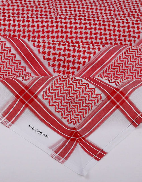 تحميل الصورة إلى عارض المعرض، G Laroche Red English Shemagh GB
