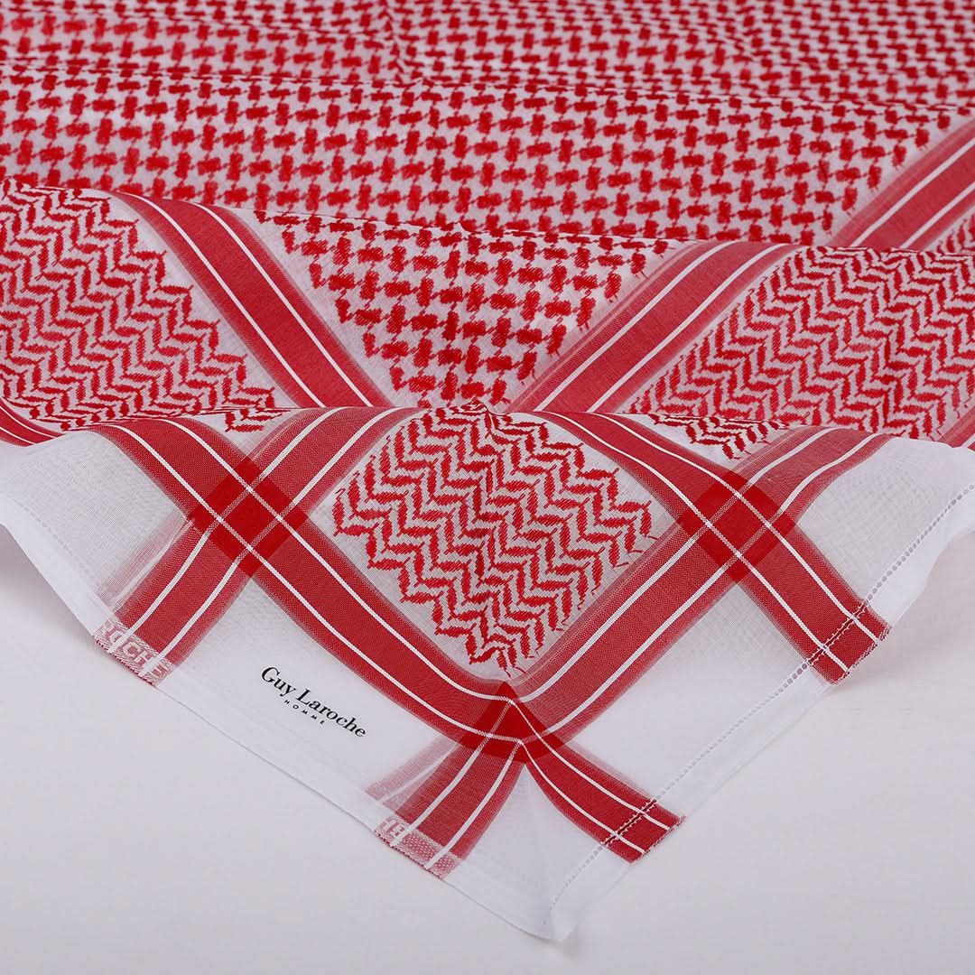 G Laroche Red English Shemagh GB