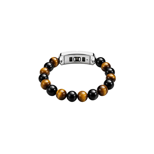 Vertu Cor Chain – Obsidian + Tiger's Eye
