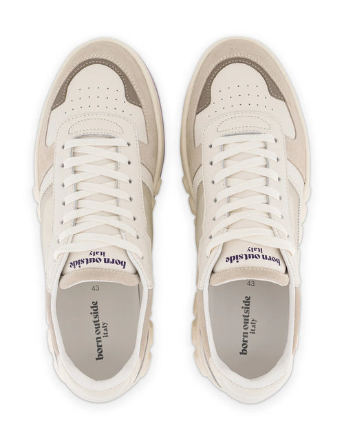 Load image into Gallery viewer, Sneaker 001 - Dusk Lavender | Luxury white sneakers with an edge
