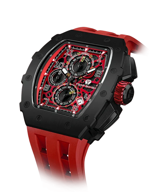 Load image into Gallery viewer, Elemental Series-Calendar Version TB8204Q Black Red
