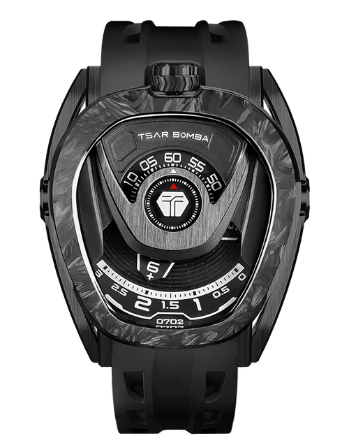 Load image into Gallery viewer, Reactor-Interchangeable Automatic Watch Carbon Fiber Black
