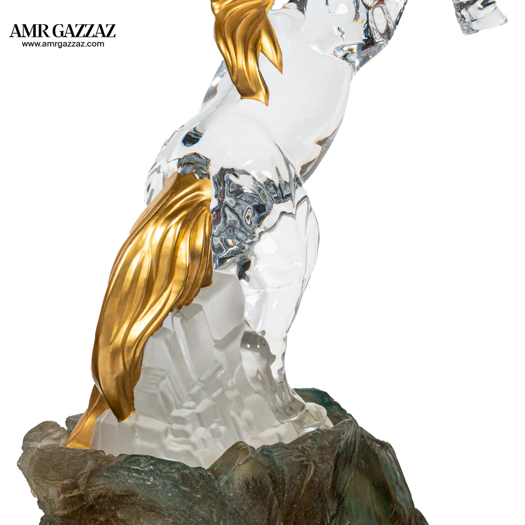 Daum limited edition – Grand Crystal clear Horse