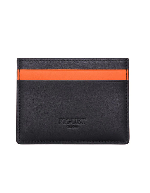 Load image into Gallery viewer, Piguet l’orange Leather Card Holder
