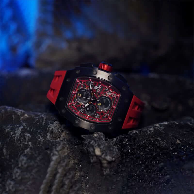Elemental Series-Calendar Version TB8204Q Black Red