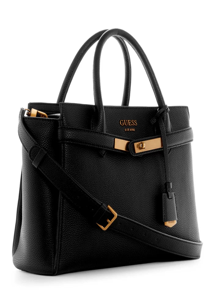 Guess enisa high society satchel black