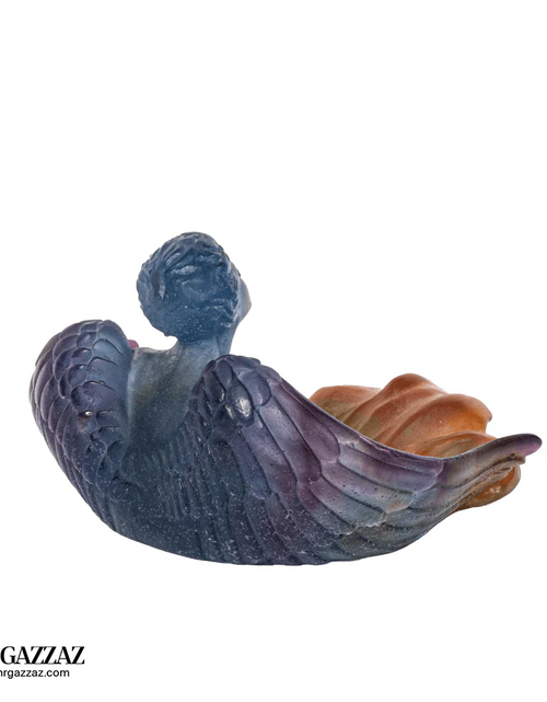 Load image into Gallery viewer, Daum Pate de Verre Angel French Art Glass
