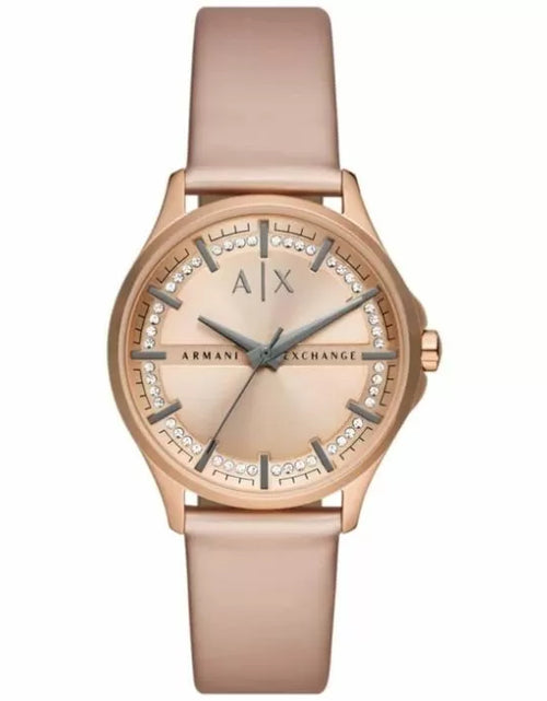 تحميل الصورة إلى عارض المعرض، Armani Exchange Analog Rose Gold Dial Women Watch
