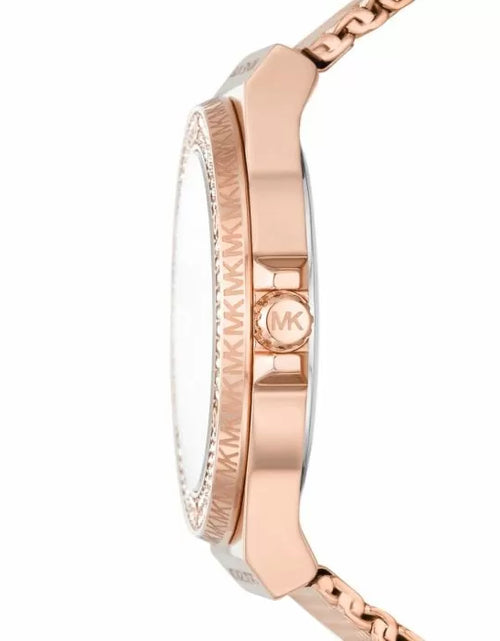 تحميل الصورة إلى عارض المعرض، Michael Kors Lennox ladies watch steel rose gold
