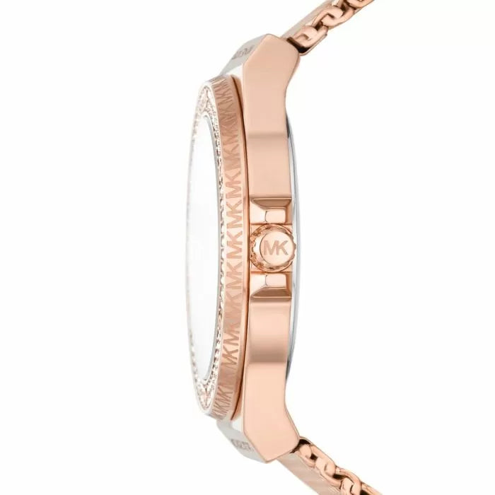 Michael Kors Lennox ladies watch steel rose gold