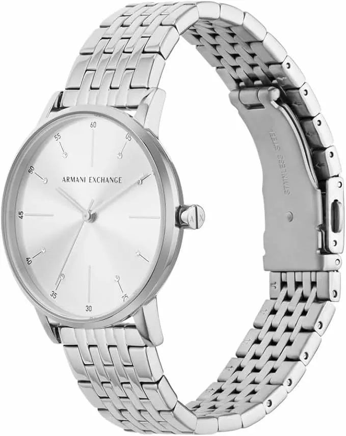 Armani Exchange ladies watch stainless steel silver