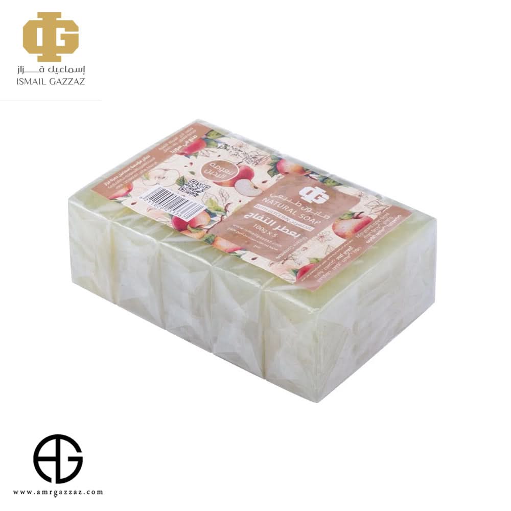 Natural Apple Scented Soap 100g X 5 Pieces