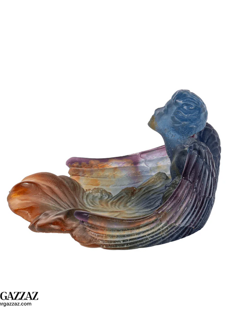 Load image into Gallery viewer, Daum Pate de Verre Angel French Art Glass
