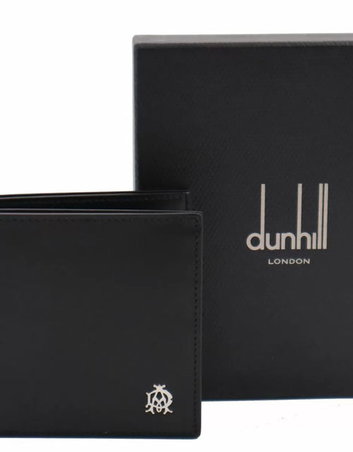 Load image into Gallery viewer, Dunhill wallet 6cc for men black leather
