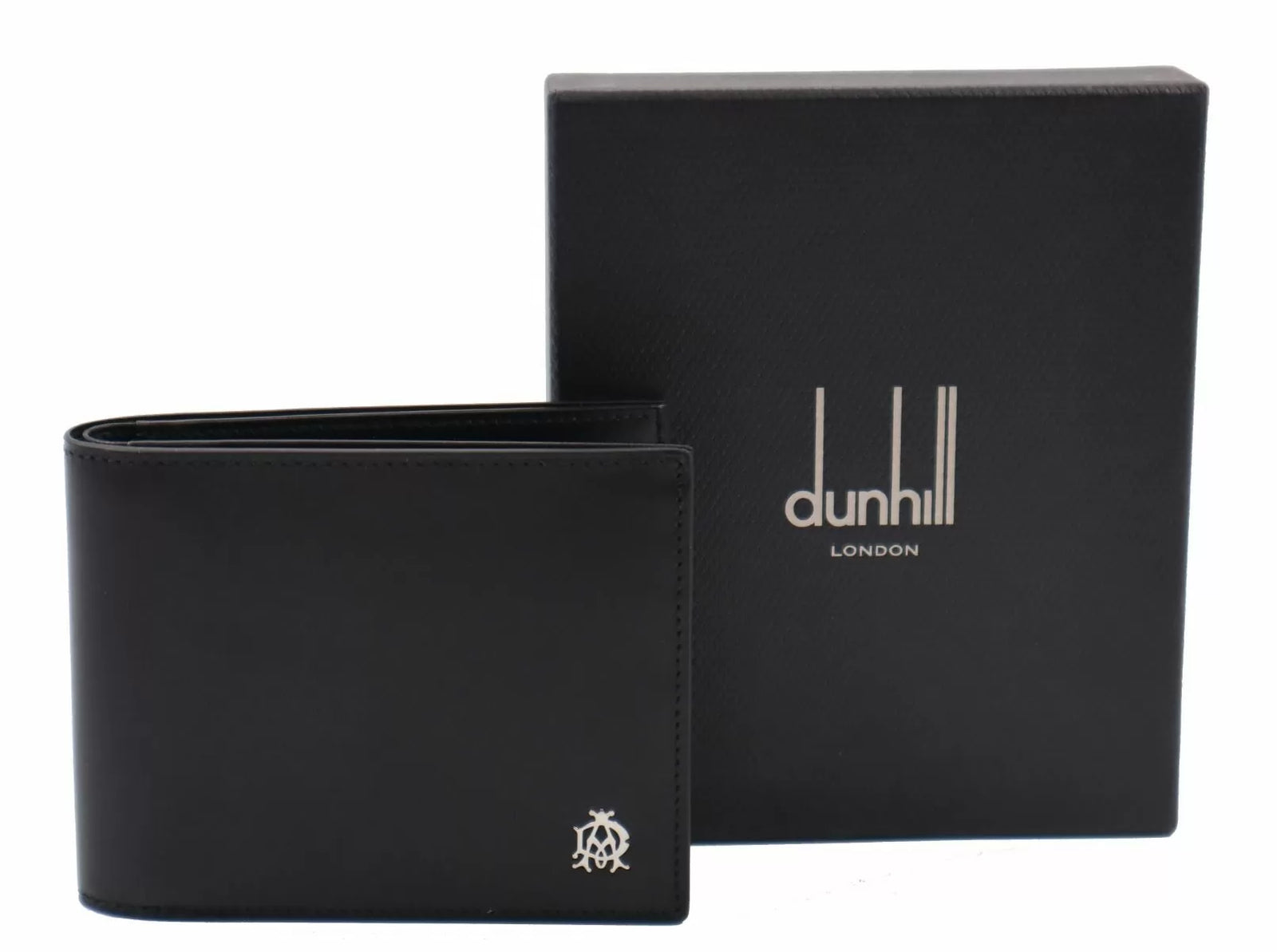 Dunhill wallet 6cc for men black leather