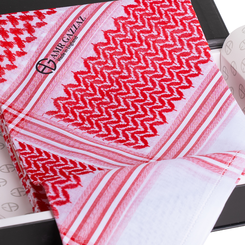 عمرو قزاز شماغ انجليزي كلاسيكي