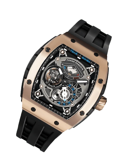 Load image into Gallery viewer, Elemental Series-Automatic Watch TB8210A Gold Black
