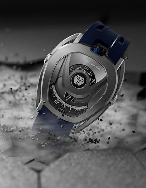 Load image into Gallery viewer, Reactor-Interchangeable Automatic Watch Silver Blue
