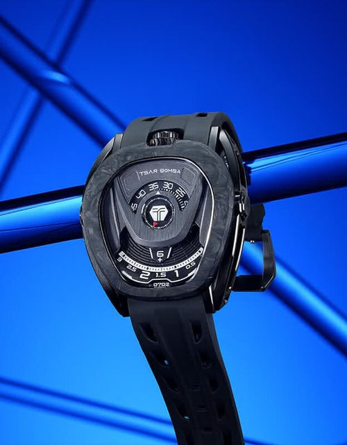 Load image into Gallery viewer, Reactor-Interchangeable Automatic Watch Carbon Fiber Black
