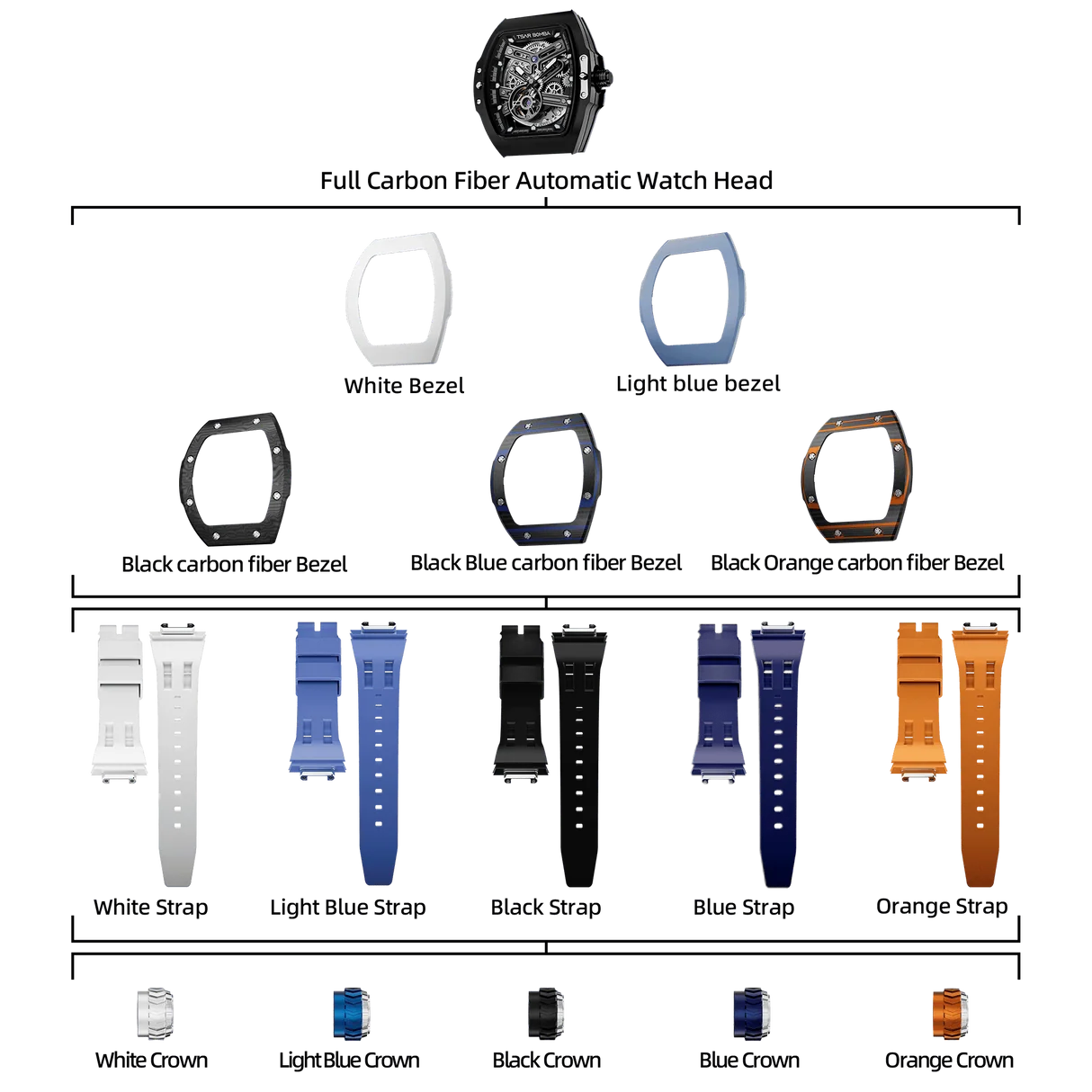 Atomic-TB8218CF(5-in-1) Carbon Fiber/Fluororubber