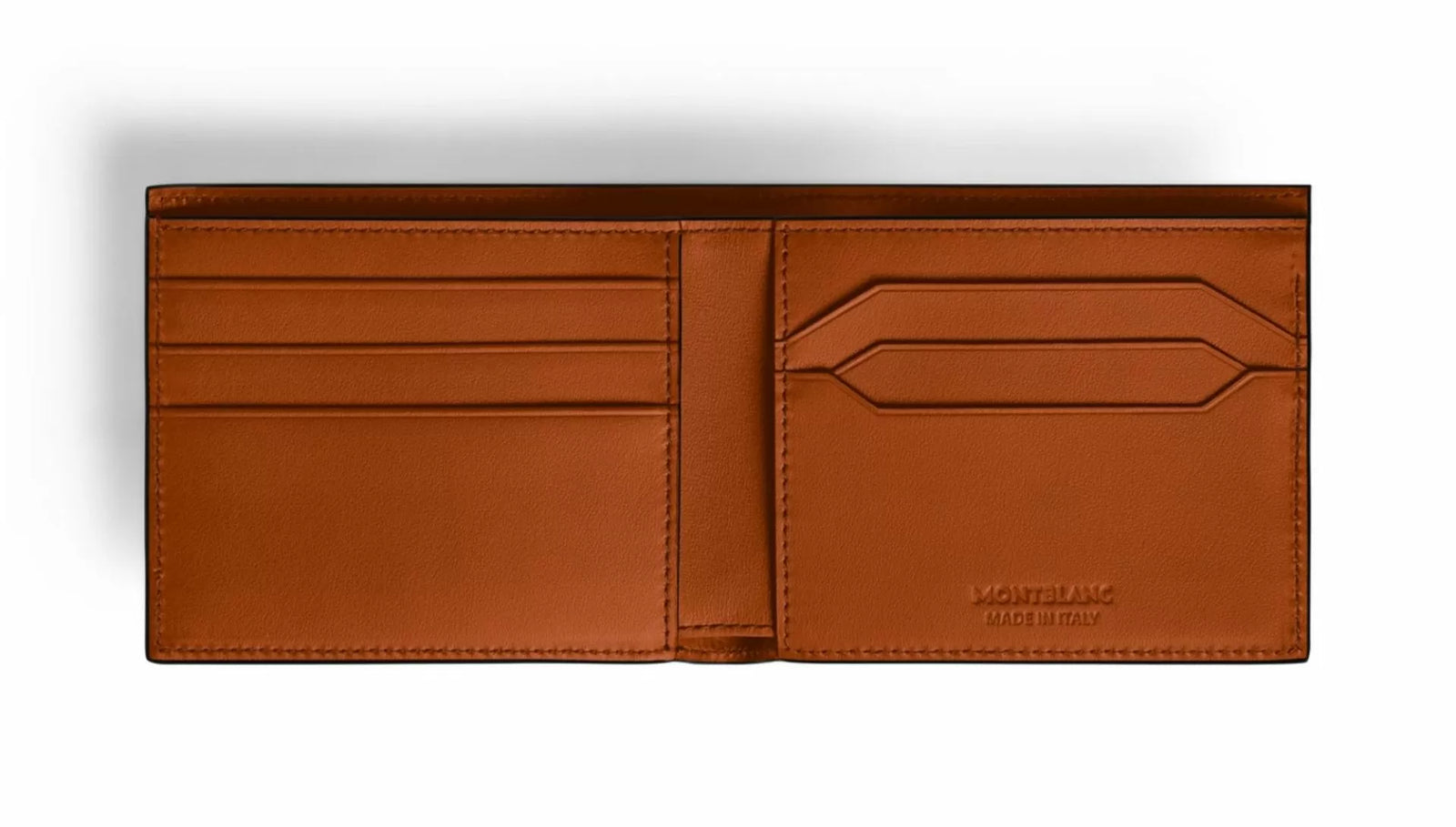 Montblanc Meisterstuck Wallet 6 Card- Camel Brown Leather