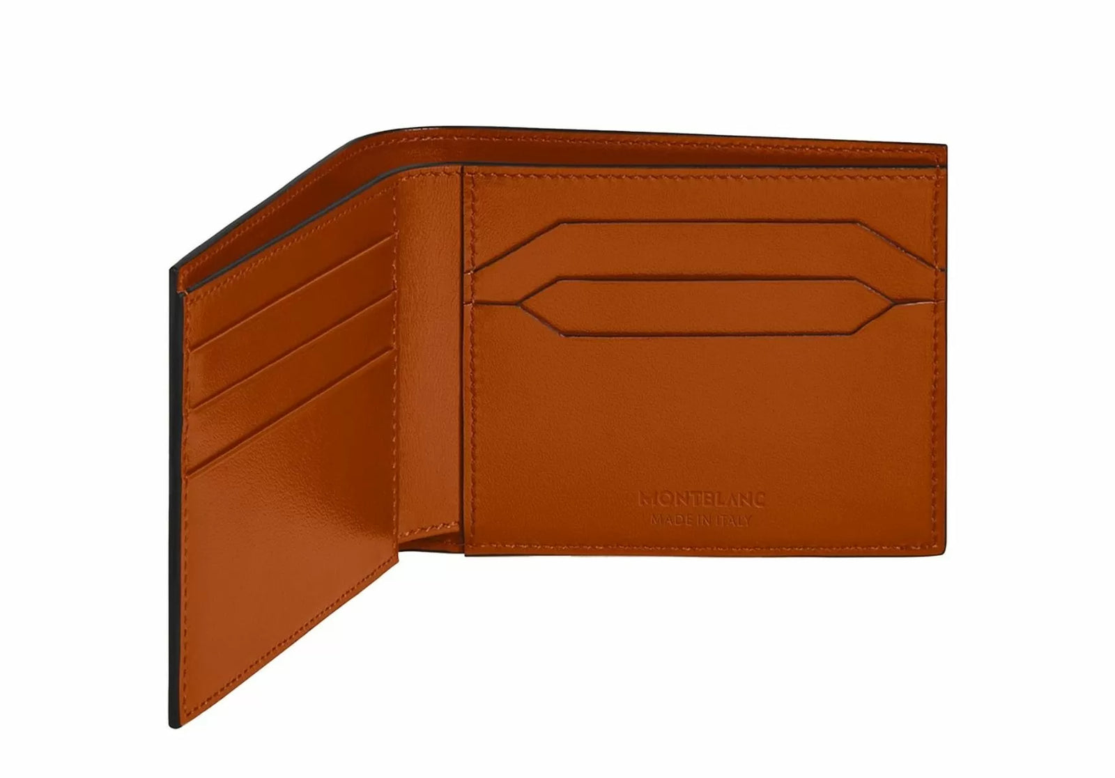 Montblanc Meisterstuck Wallet 6 Card- Camel Brown Leather