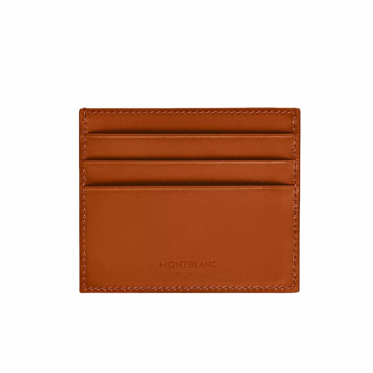 Montblanc Meisterstuck 6 Cards Leather Card Holder - Tan