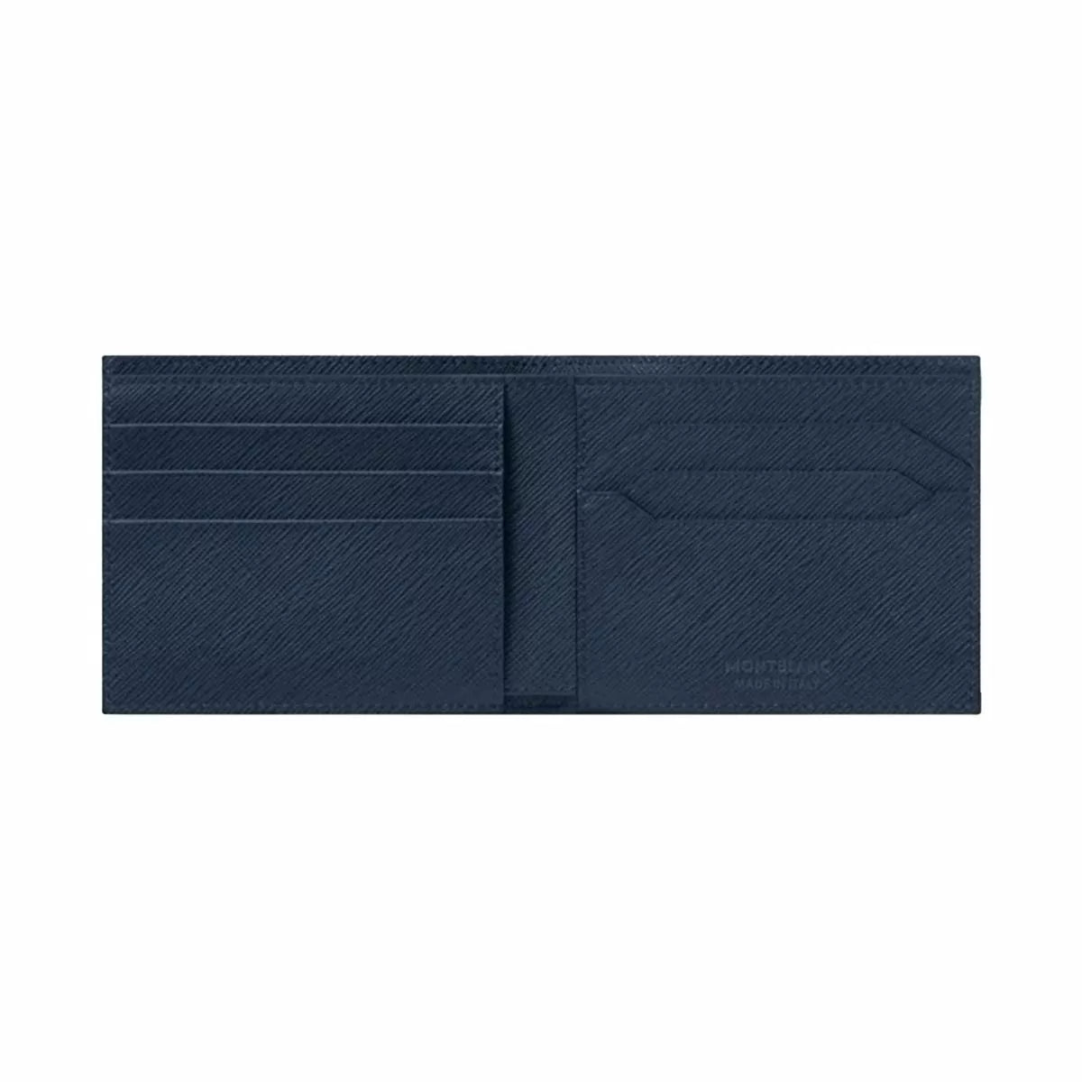 Montblanc Sartorial Blue Leather Wallet 6cc