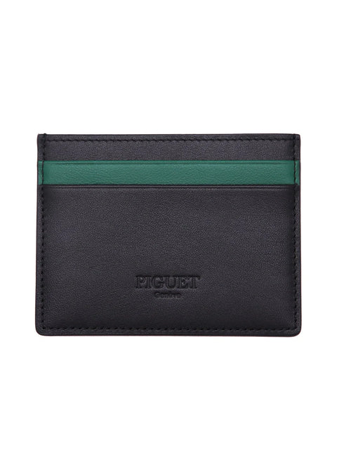 Load image into Gallery viewer, Piguet Marbre Vert Leather Card Holder
