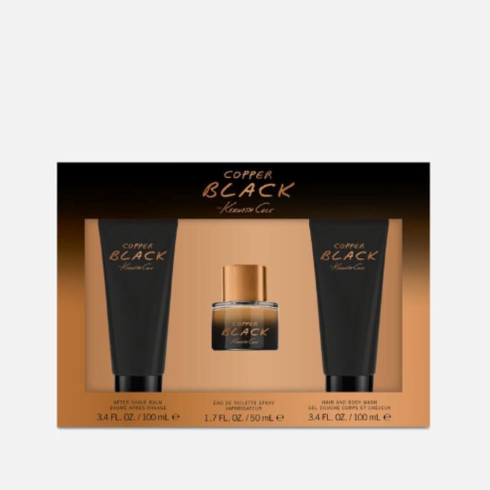 KENNETH COLE COPPER BLACK M EDT GS (50ML+100 ASB+100ML H&B WASH)