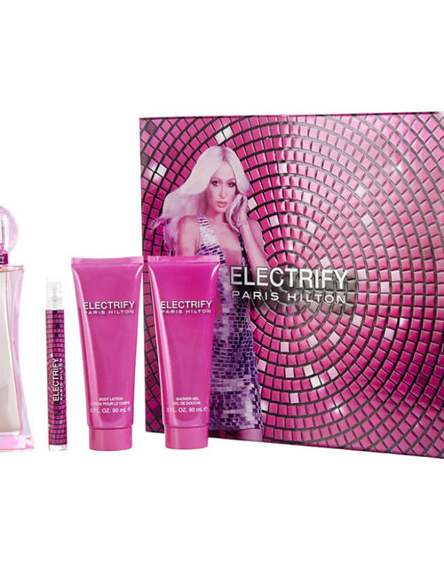 Load image into Gallery viewer, PARIS HILTON ELECTRIFY EDP GS (100ML+BL 90ML+SG 90ML+10ML)

