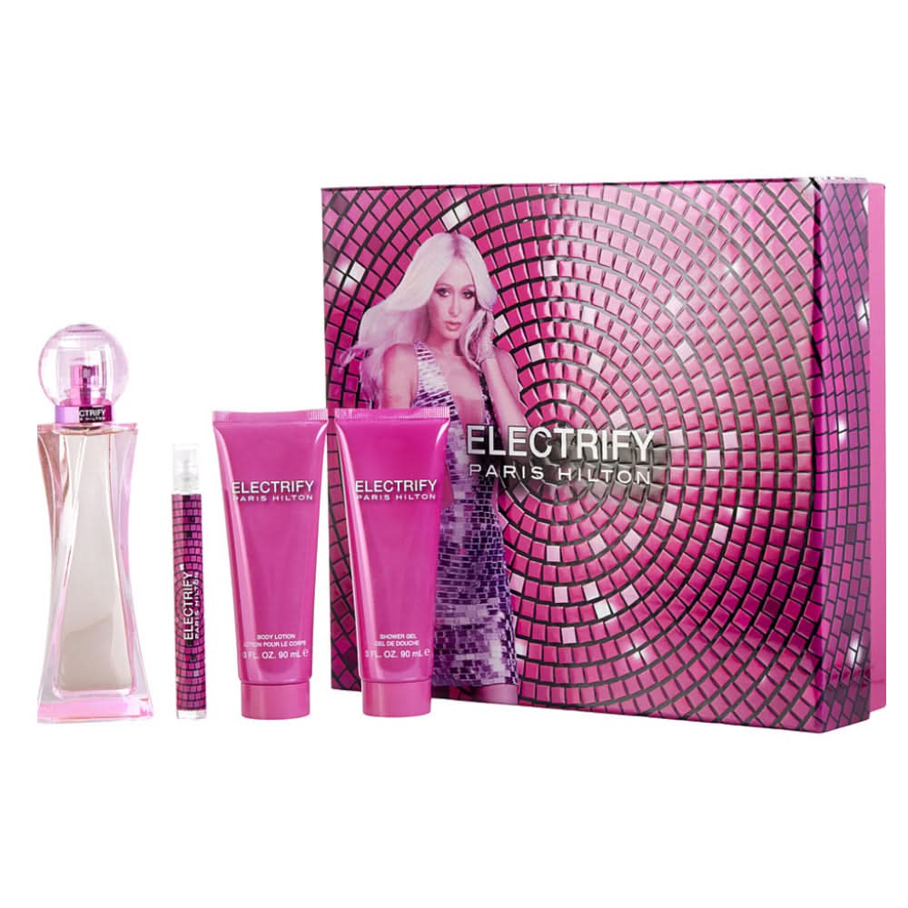 PARIS HILTON ELECTRIFY EDP GS (100ML+BL 90ML+SG 90ML+10ML)