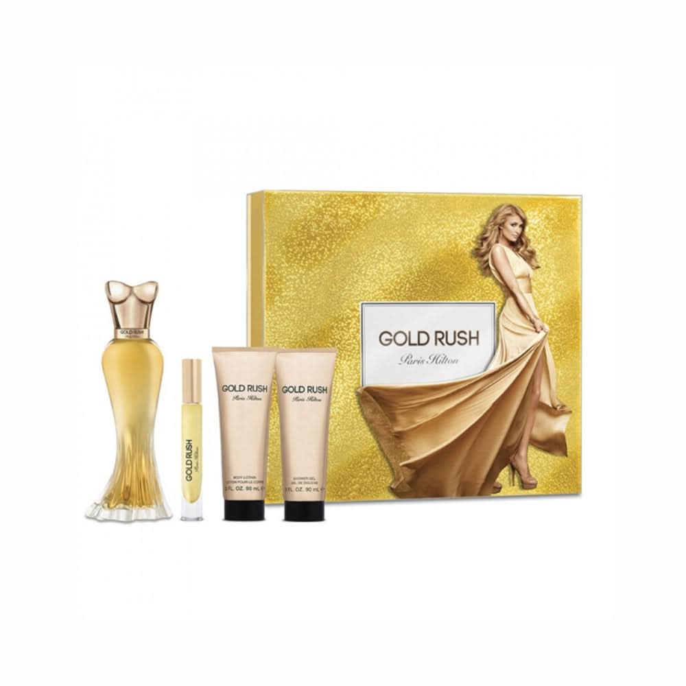 PARIS HILTON GOLD RUSH WOMAN EDP GS (100ML+10ML+BL 90ML+ SG 90ML) 2