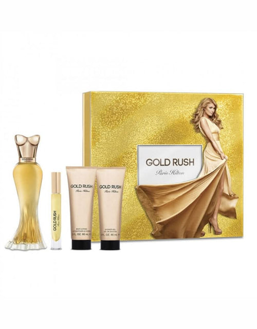 تحميل الصورة إلى عارض المعرض، مجموعة هدايا من عطر باريس هيلتون جولد راش للنساء (100 مل + 10 مل + 90 مل + 90 مل) للنساء
