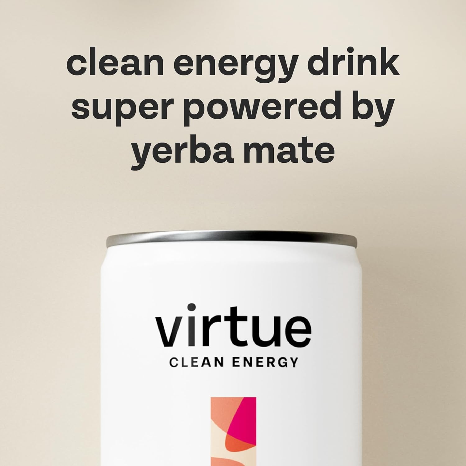 Virtue Clean Energy Mixed Pack - 12 x Yerba Mate Natural Energy Drinks - Sugar Free, Zero Calories, Vegan (12 x 250ml) [Strawberry & Lime, Tropical, Peach & Raspberry]