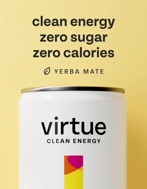 Load image into Gallery viewer, Virtue Yerba Mate - Natural Energy Drink - Sugar Free, Zero Calories, Vegan, Keto Friendly, Gluten Free - 12 x 250ml (Tropical) Tropical
