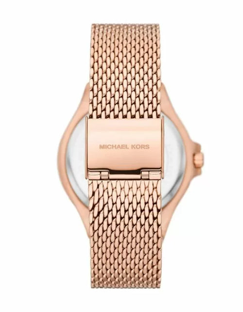 تحميل الصورة إلى عارض المعرض، Michael Kors Lennox ladies watch steel rose gold
