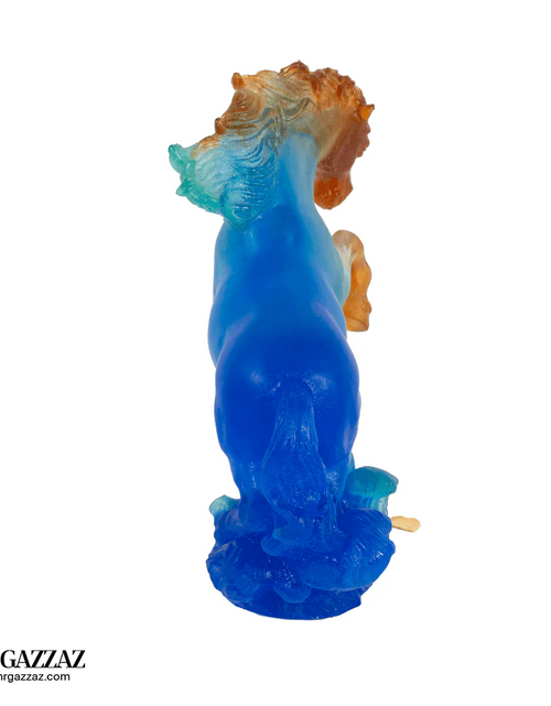 Load image into Gallery viewer, Daum crystal pate-de-verre "Chevaux de Marly"
